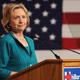 Illustration for article titled Hillary Clinton Issues Single-Word Victory Speech Following Super Tuesday Results